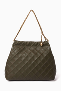 Tory Burch Fleming Hobo Bag in Leather