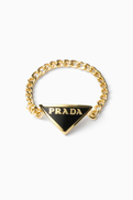 Prada Enamelled Metal Ring