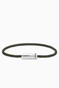 Le Gramme 7g Nato Cable Cord Bracelet in Sterling Silver