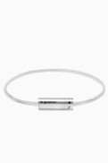Le Gramme 9g Brushed Cable Bracelet in Sterling Silver