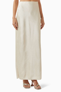 Vince Bias-cut Skirt in Satin