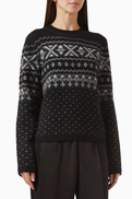 Vince Fair Isle Sweater in Cashmere