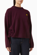 Ganni Oversized Sweater in Wool-mix