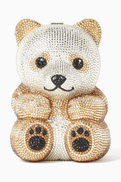 Judith Leiber Teddy Bear Mark Clutch Bag