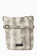 Emporio Armani Bucket Bag in Snake-effect Leather
