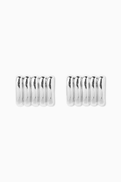 Heaven Mayhem Clemmie Maxi Stud Earrings in Silver-plated Stainless Steel