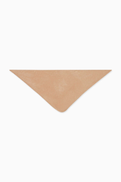 Soft Goat Triangle Scarf in Brushed Cashmere
