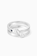 Bil Arabi Arabic Letter "Alef" Ring in Sterling Silver
