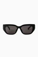 Balenciaga BB Cat-eye Sunglasses in Acetate