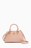 Valentino Garavani Mini Bowling Bag in Grainy Calfskin