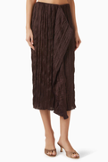Staud Mai Textured Skirt