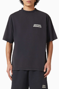 Balenciaga Masking Tape Medium Fit T-shirt in Dry Jersey