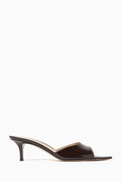 Gianvito Rossi Elle 55 Mule Sandals in Patent Leather