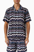 Missoni Zigzag Bowling Shirt in Viscose