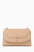 Jimmy Choo Curve Shoulder Bag in Leather