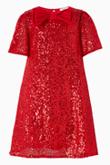 NASS Bow Dress in Sequins