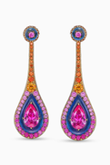 Anabela Chan Sunset Elixir Earrings in 18kt Gold-vermeil