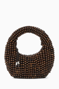 Staud Reef Beaded Top Handle Bag