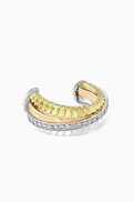 Damas Revolve Trio Diamond Single Ear Cuff in 18kt Gold