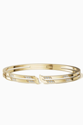 Damas Alif Pav Diamond Bangle in 18kt Gold