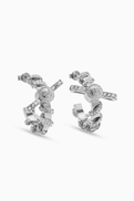 Versace Gianni Ribbon Crystal Earrings