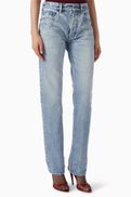 SAINT LAURENT Straight-leg Jeans in Denim