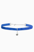 Robert Wan Keshi Pearl Drop Choker in Velvet