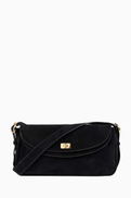 SANDRO Le Mambo Bag in Suede