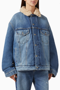 Acne Studios Padded Robert Jacket in Denim