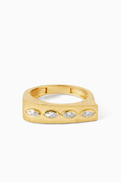 Maison H Jewels Belle Diamond Ring in 18kt Yellow Gold