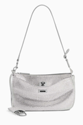 Balenciaga Rodeo Sling Pochette Bag with Rhinestones