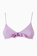 Coperni Flower Bikini Top