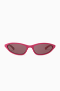 Balenciaga Neo Oval 2.0 Sunglasses in Recycled Acetate