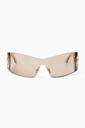 Balenciaga Bossy Mask Sunglasses in Injected Nylon