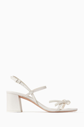 Kate Spade New York Loop Block Sandals in Leather