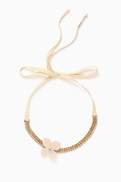 Marni Crystal-embellished Flower Necklace