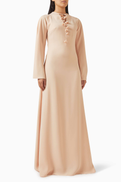 NASS Floral Tassel Gown