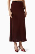 Ferragamo Sequin-embellished Knit Skirt