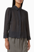 Dries Van Noten Clavinia Crop Shirt