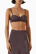 Dries Van Noten Carly Striped Top