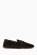 Toujours Sperry Fringe Boat Shoes in Suede