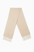 Acne Studios Logo Scarf in Alpaca Wool