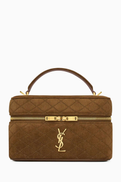 SAINT LAURENT Gaby Vanity Bag in Suede