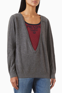 Prada V-neck Sweater in Cashmere