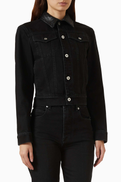 Bottega Veneta Faded Trucker Jacket in Denim
