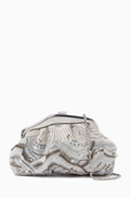 Okhtein Embroidered Malleable Clutch