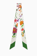 Gucci Printed Ribbon in Silk Twill
