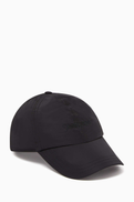 SAINT LAURENT Logo Cap in Nylon