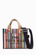 MARC JACOBS The Stripe Mesh Small Tote Bag