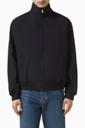 Frame Zip Blouson Jacket in Wool